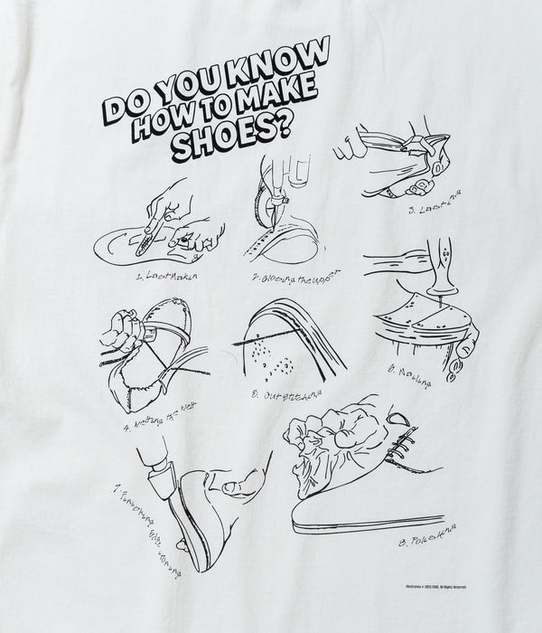 STUDIO ANIMALS × Studio-hidden “HOW TO MAKE” S/S T-Shirt Natural