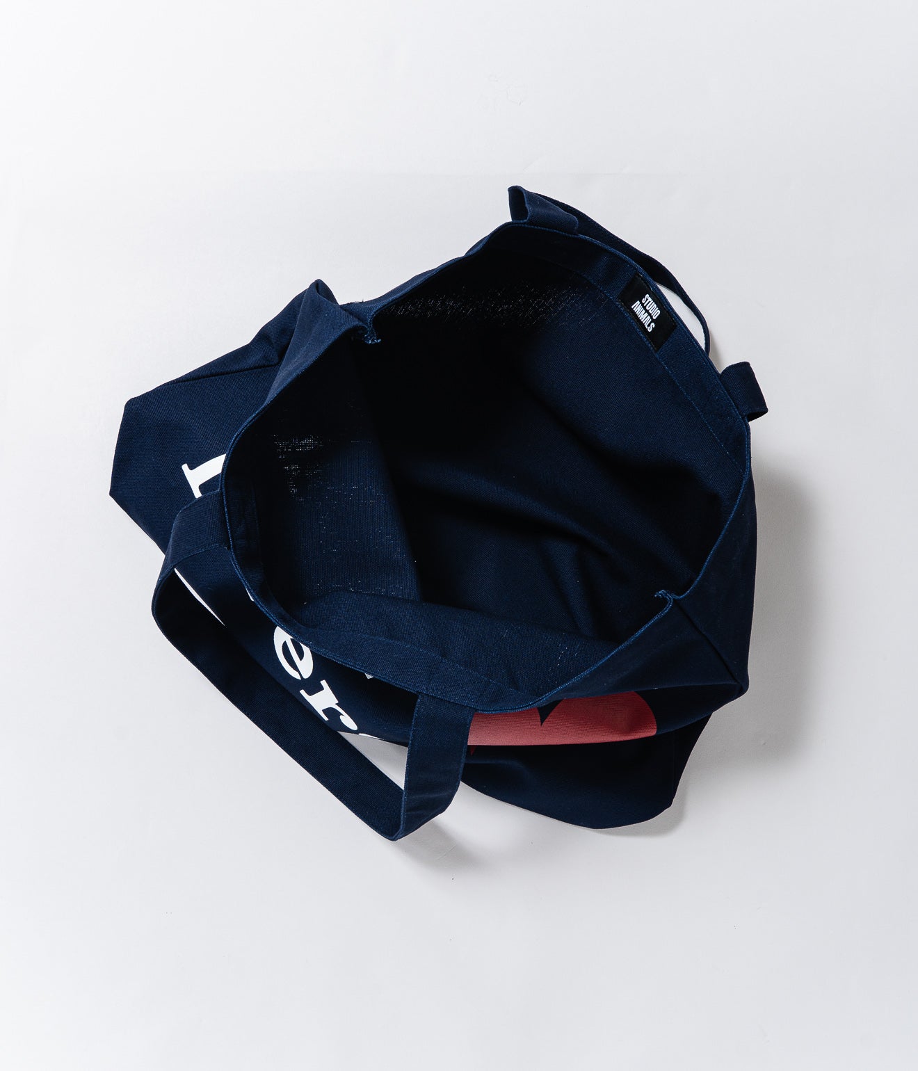 STUDIO ANIMALS “Lovers” Tote Navy