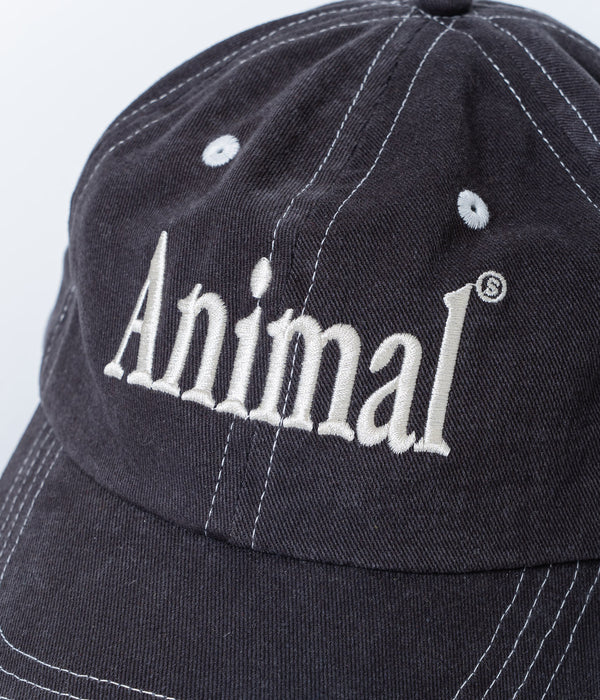 STUDIO ANIMALS “Animals Letter” Cap Charcoal