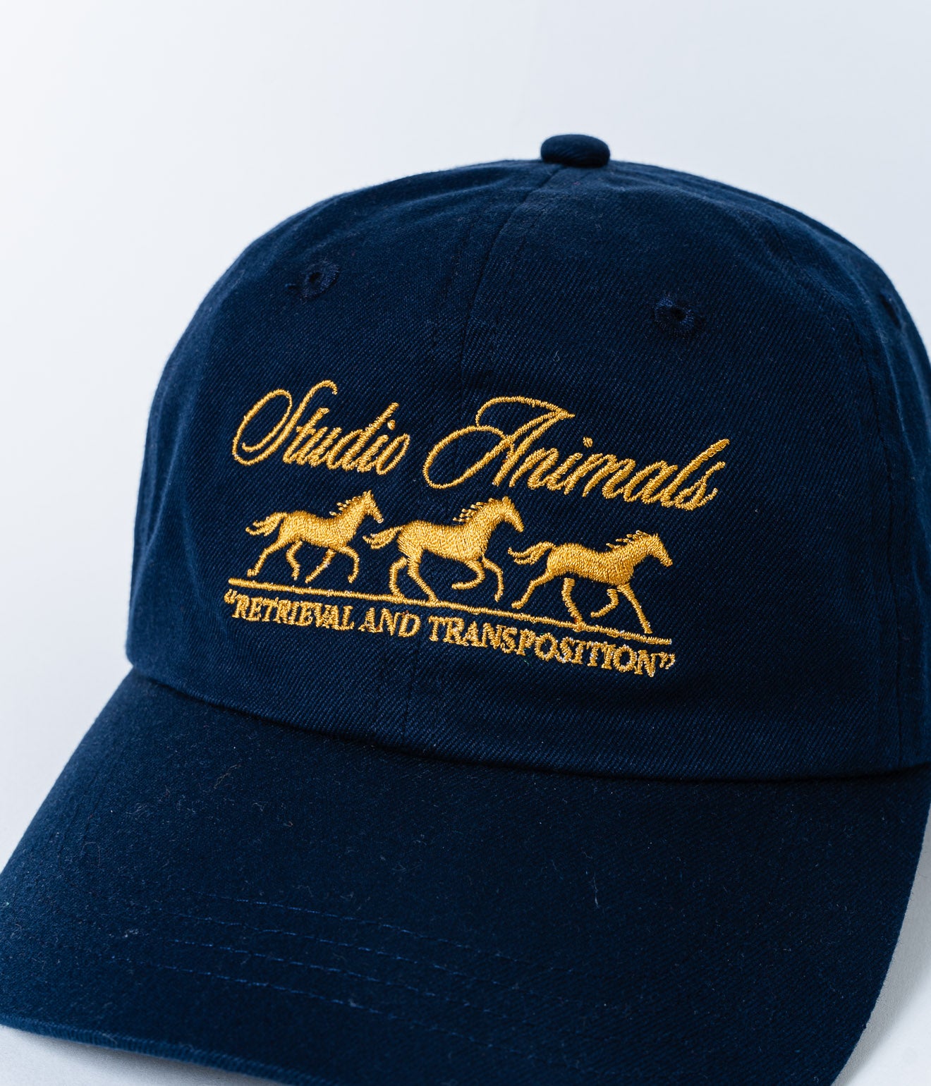 STUDIO ANIMALS “Running horse” Cap Navy