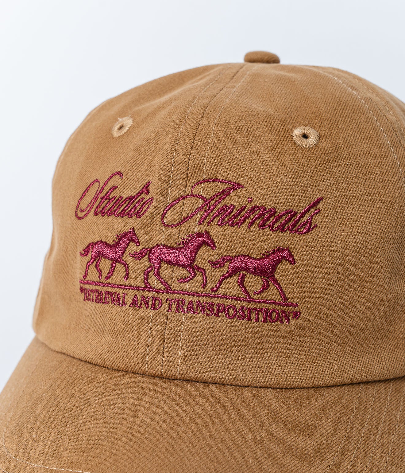 STUDIO ANIMALS “Running horse” Cap Brown