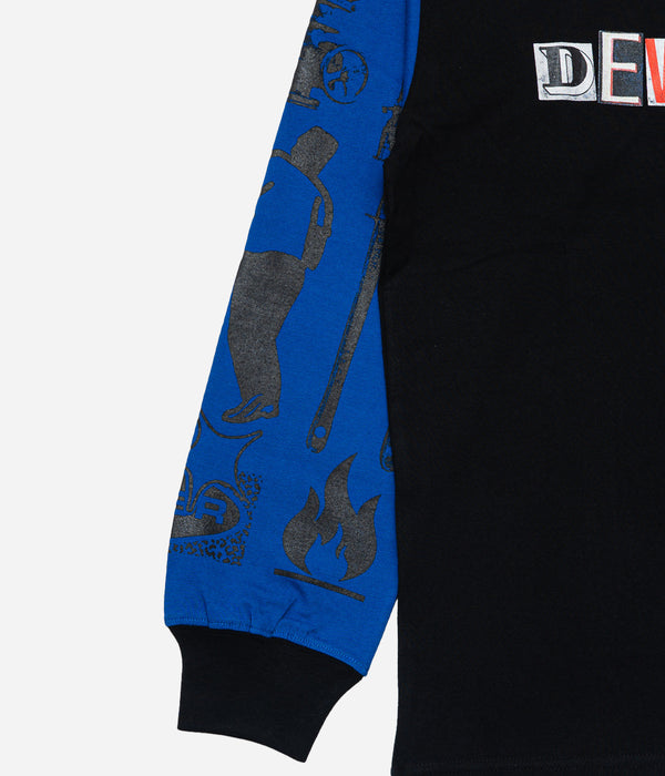 DEVÁ STATES "L/S Tshirt -TANGLED-" Black