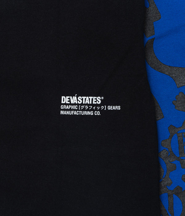DEVÁ STATES "L/S Tshirt -TANGLED-" Black