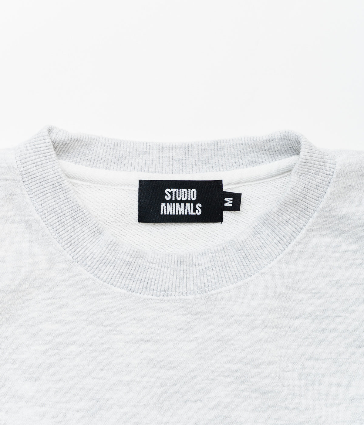 STUDIO ANIMALS "Animals Letter" SWEATSHIRT Ash