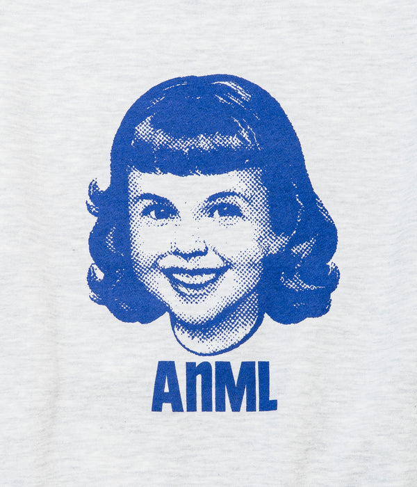 STUDIO ANIMALS "Girl" SWEATSHIRT Ash