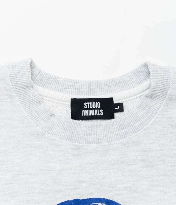 STUDIO ANIMALS "Girl" SWEATSHIRT Ash