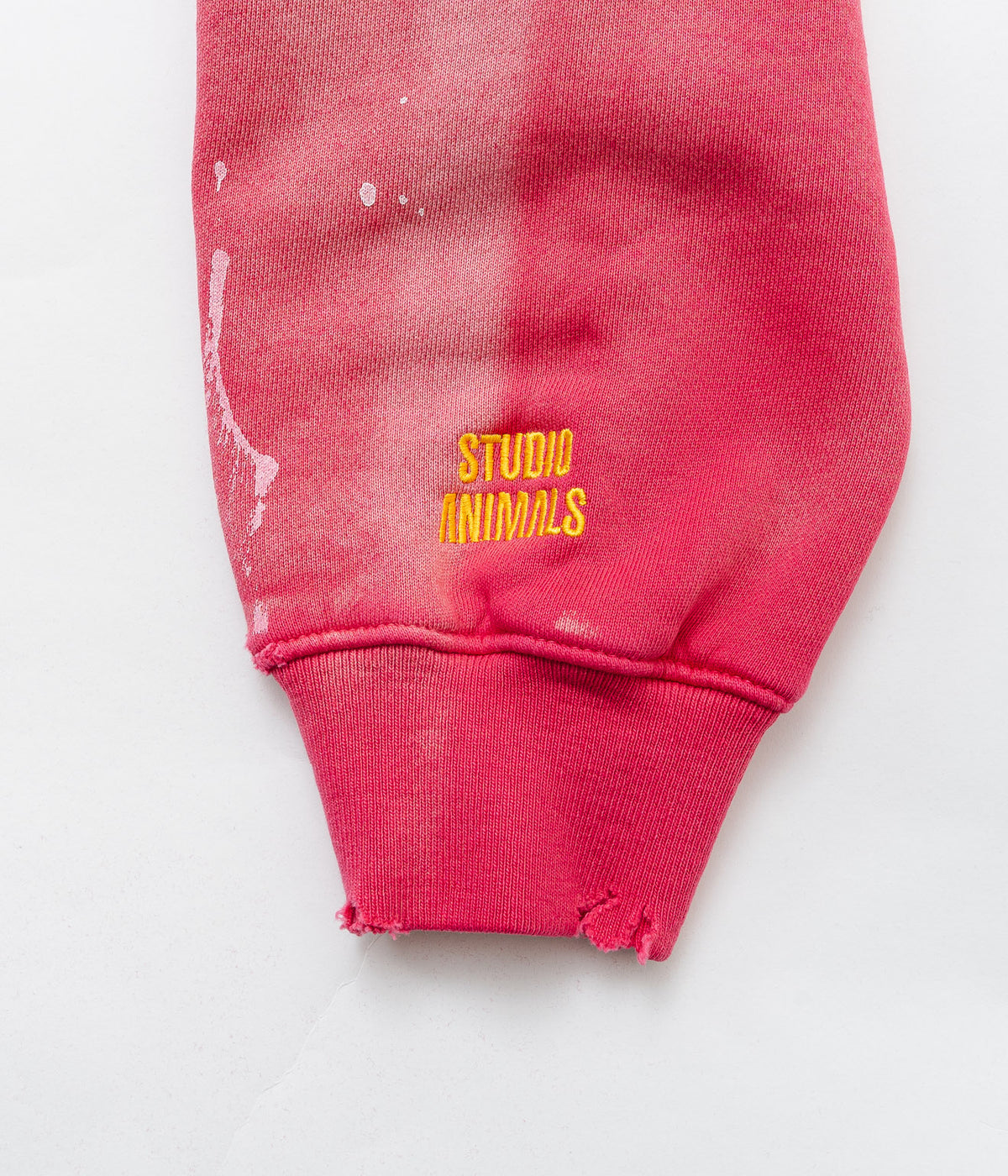 STUDIO ANIMALS ×MOOJIMOOJI “Animals Letter” Hoodie Red