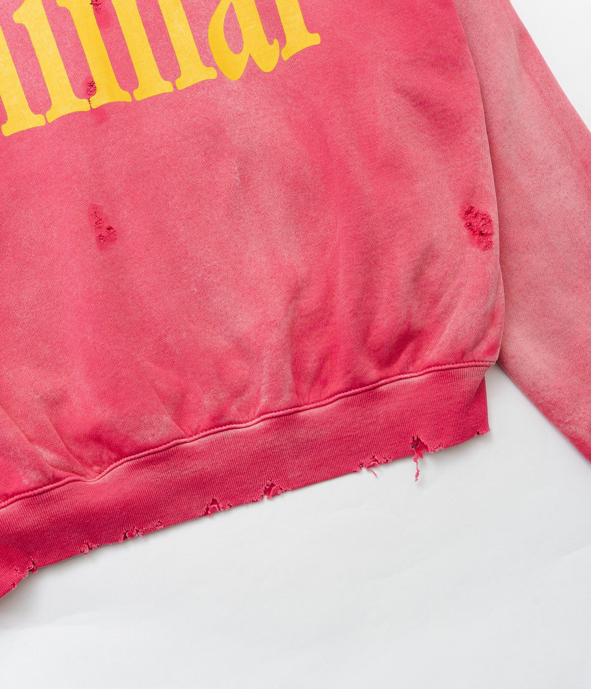 STUDIO ANIMALS ×MOOJIMOOJI “Animals Letter” Hoodie Red