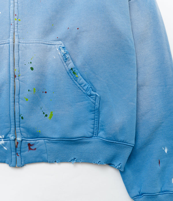STUDIO ANIMALS ×MOOJIMOOJI “Animals Letter” Hoodie Blue