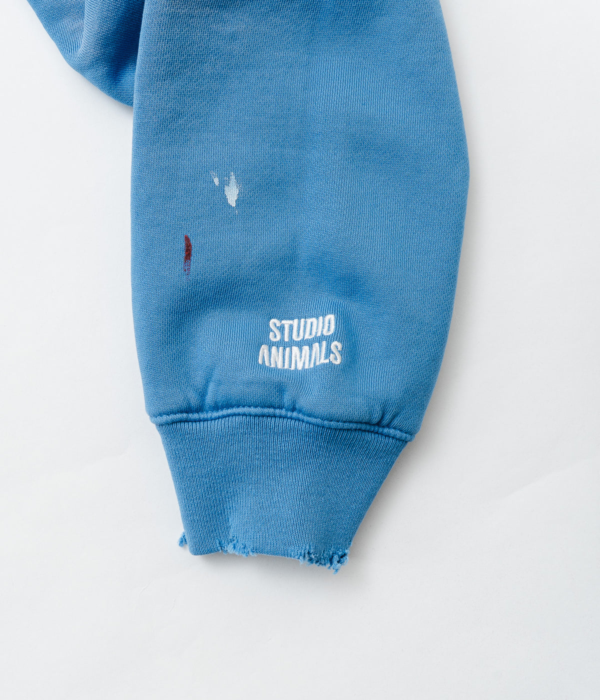STUDIO ANIMALS ×MOOJIMOOJI “Animals Letter” Hoodie Blue