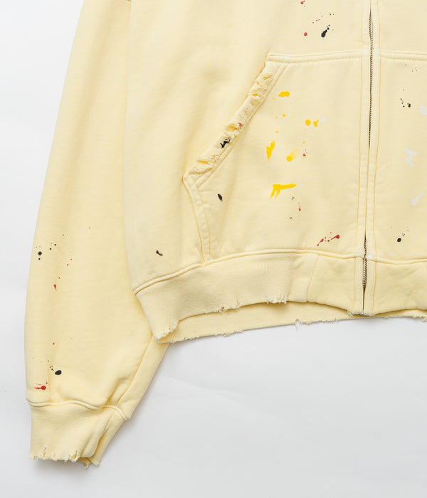 STUDIO ANIMALS ×MOOJIMOOJI “Animals Letter” Hoodie Yellow