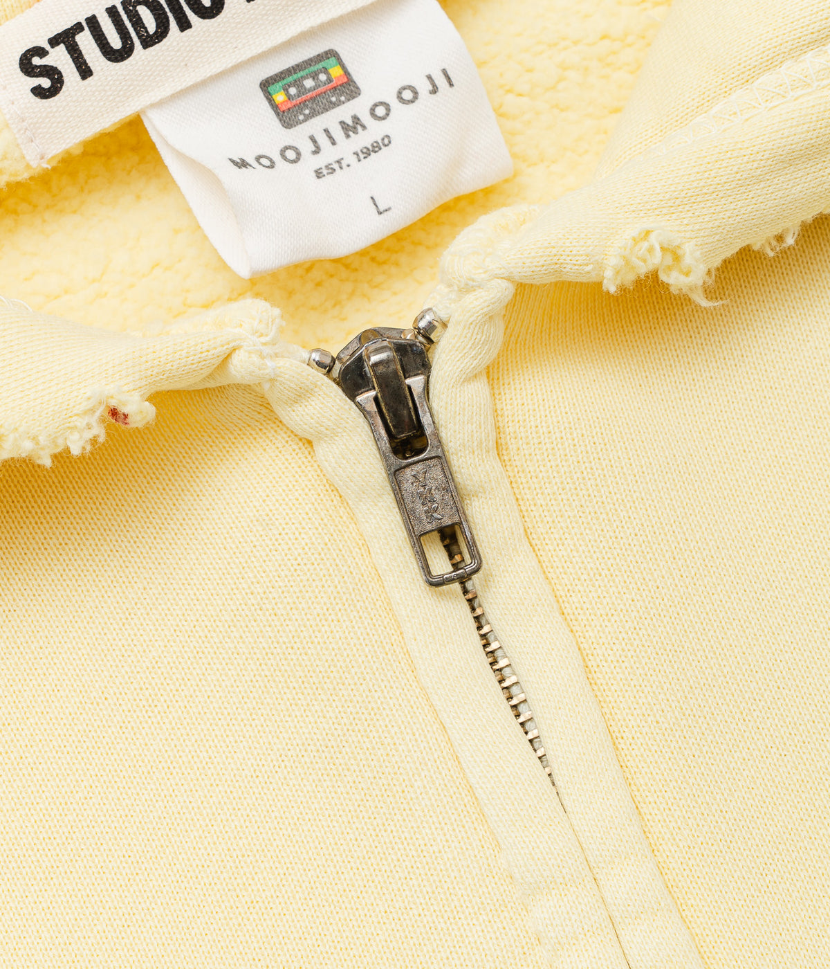 STUDIO ANIMALS ×MOOJIMOOJI “Animals Letter” Hoodie Yellow