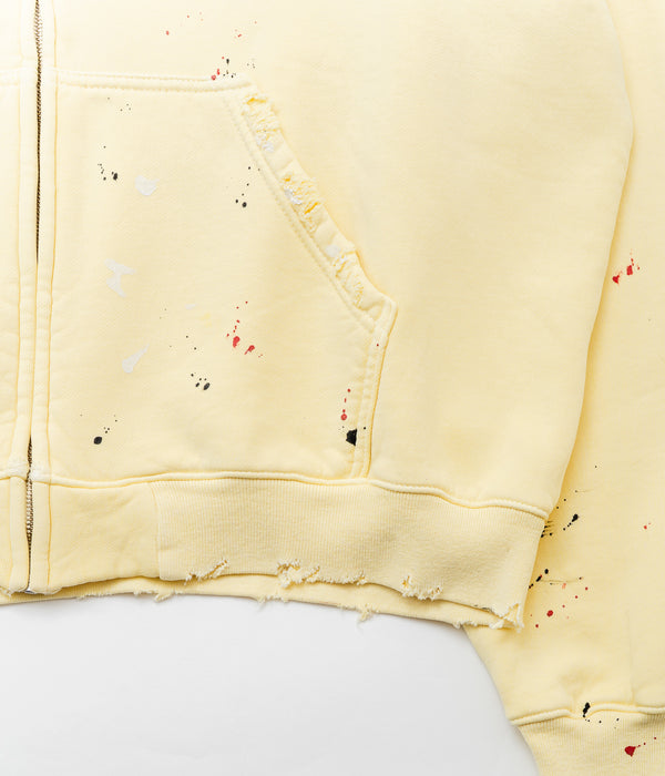 STUDIO ANIMALS ×MOOJIMOOJI “Animals Letter” Hoodie Yellow