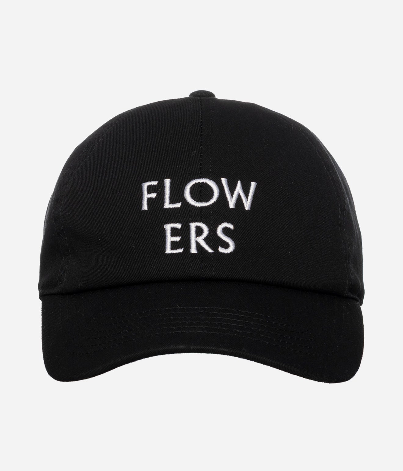 LOOSEJOINTS "NORITERU MINEZAKI - 'FLOWERS' BASEBALL CAP" BLACK