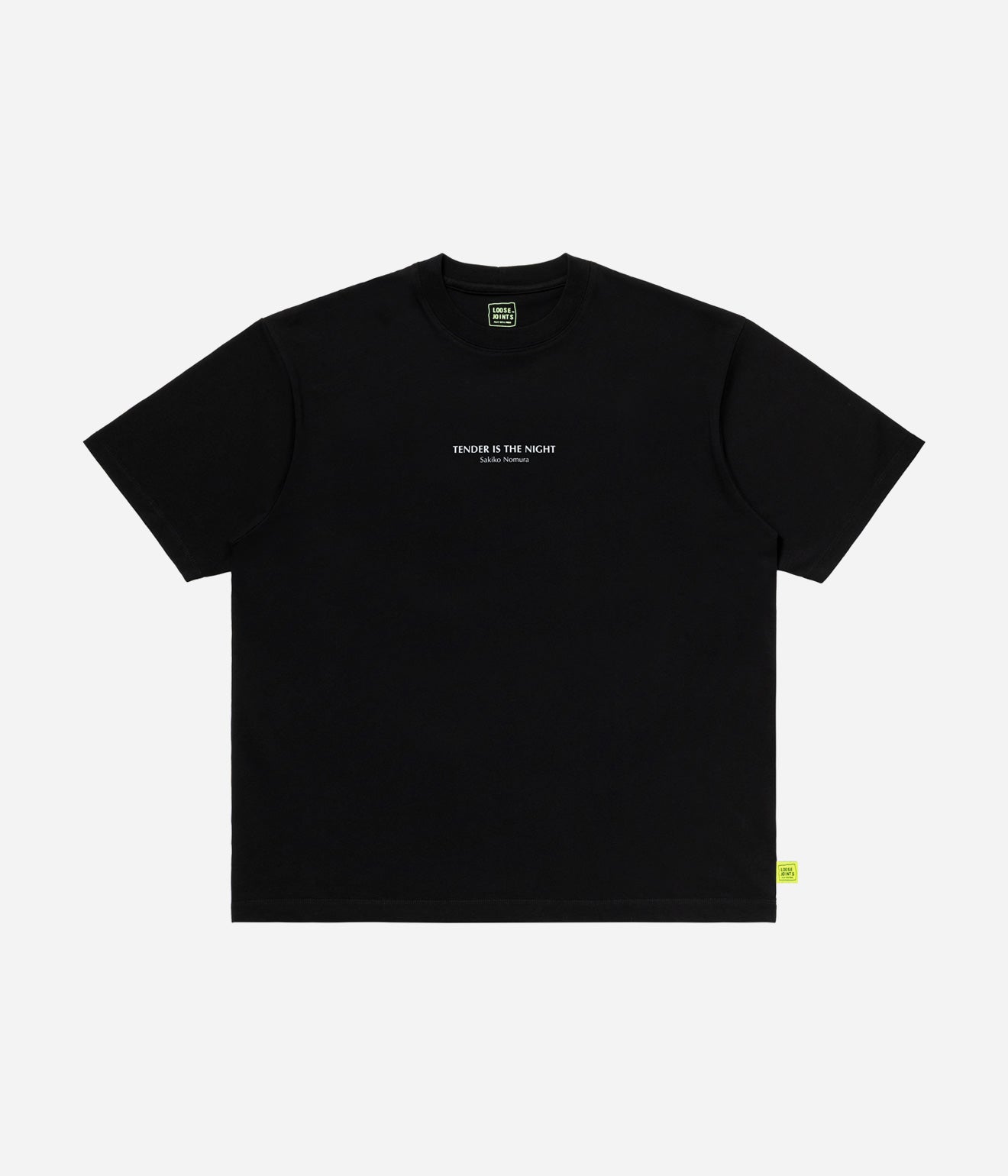 LOOSEJOINTS "SAKIKO NOMURA 'TENDER IS THE NIGHT' S/S T" BLACK