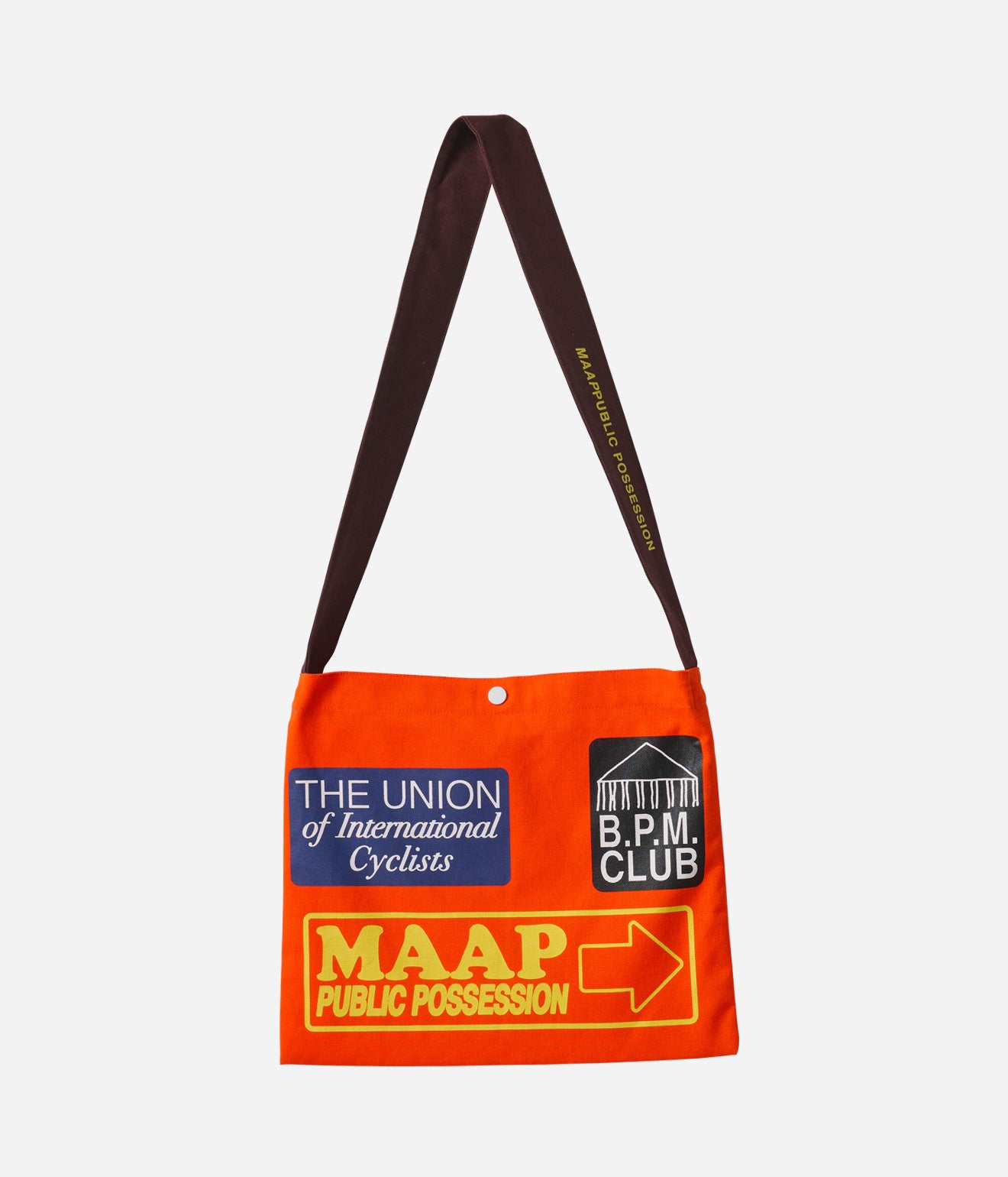 Public Possession & MAAP "MAAP" Musette Flare Orange