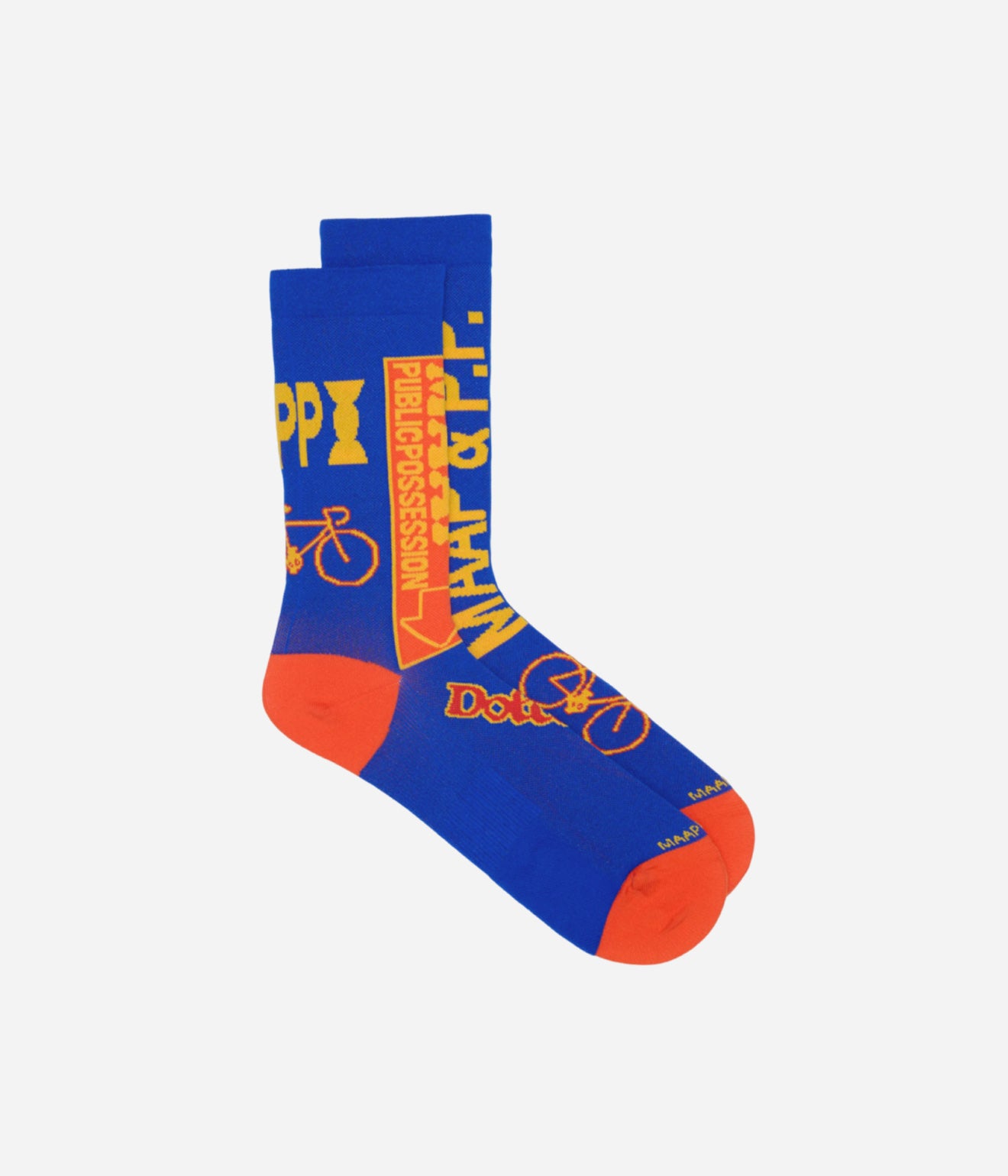 Public Possession & MAAP "TEAM" Sock Cobald Blue