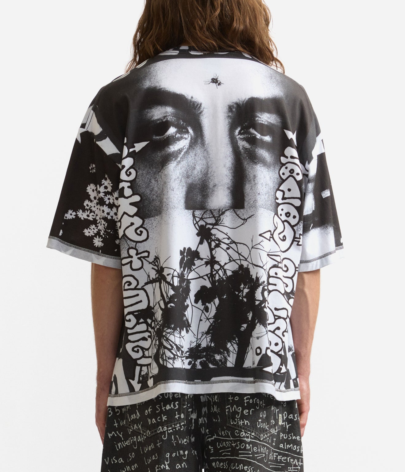 P.A.M. "SPECIALTY SS TEE - JOSHUA GORDON" BLACK/WHITE