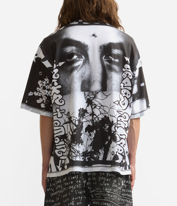 P.A.M. "SPECIALTY SS TEE - JOSHUA GORDON" BLACK/WHITE
