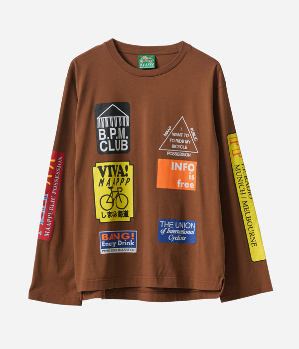 Public Possession & MAAP "Trail" Longsleeve Brown