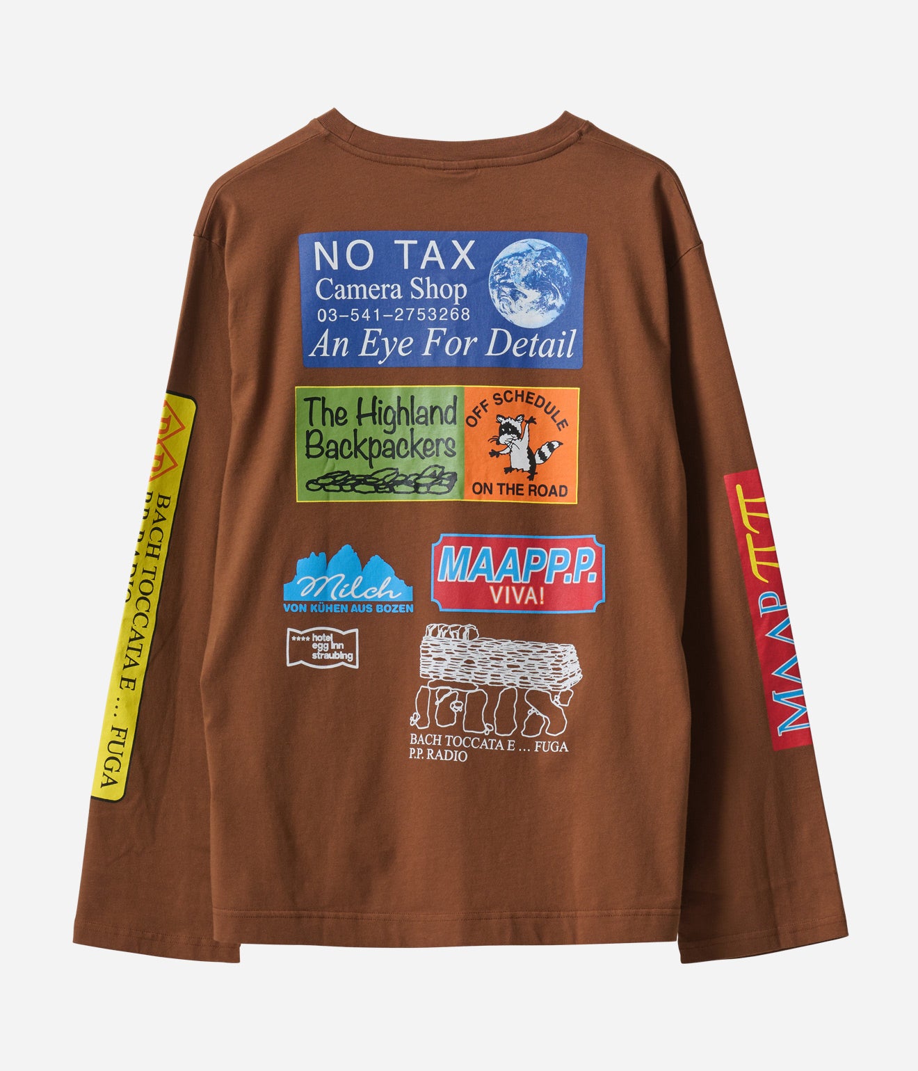 Public Possession & MAAP "Trail" Longsleeve Brown