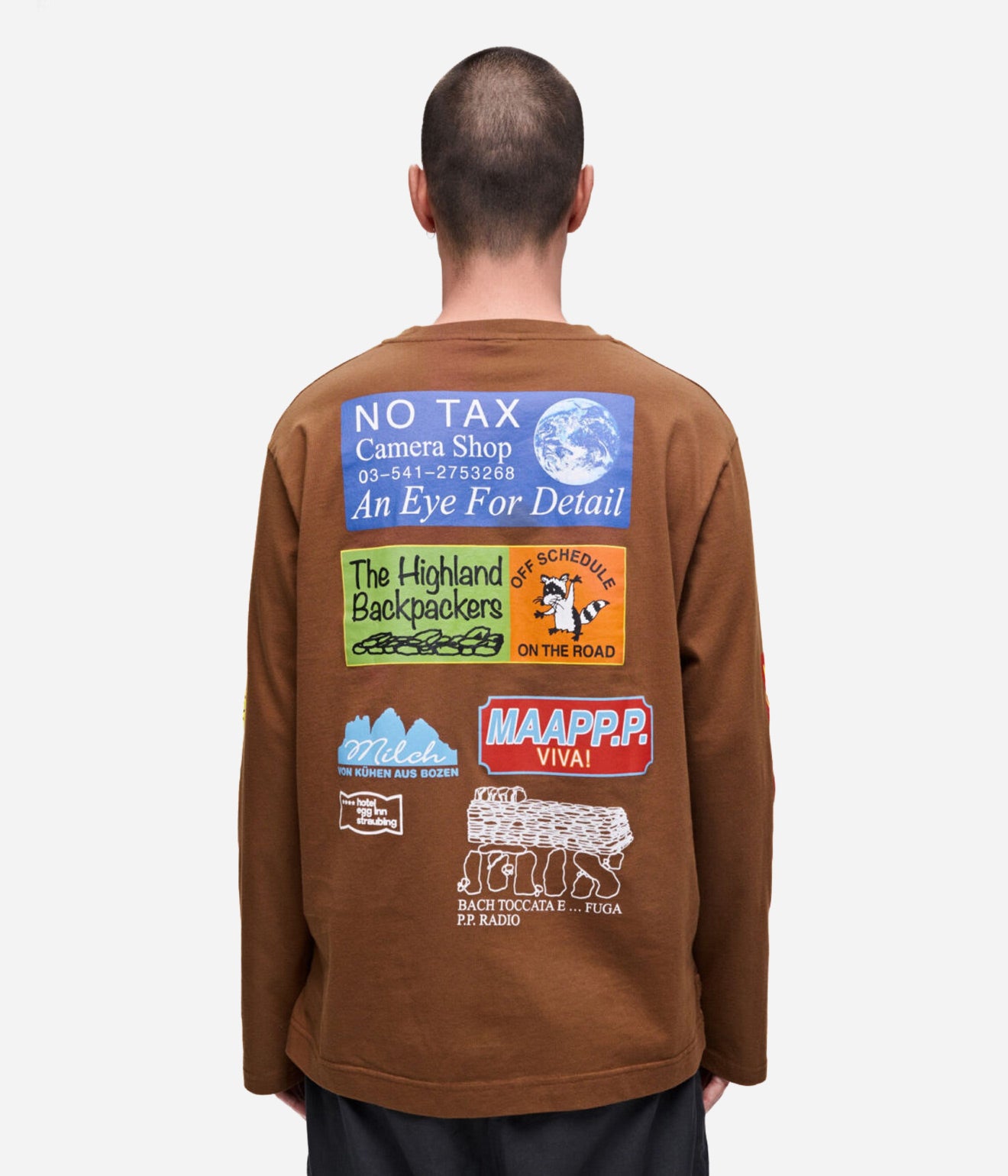 Public Possession & MAAP "Trail" Longsleeve Brown