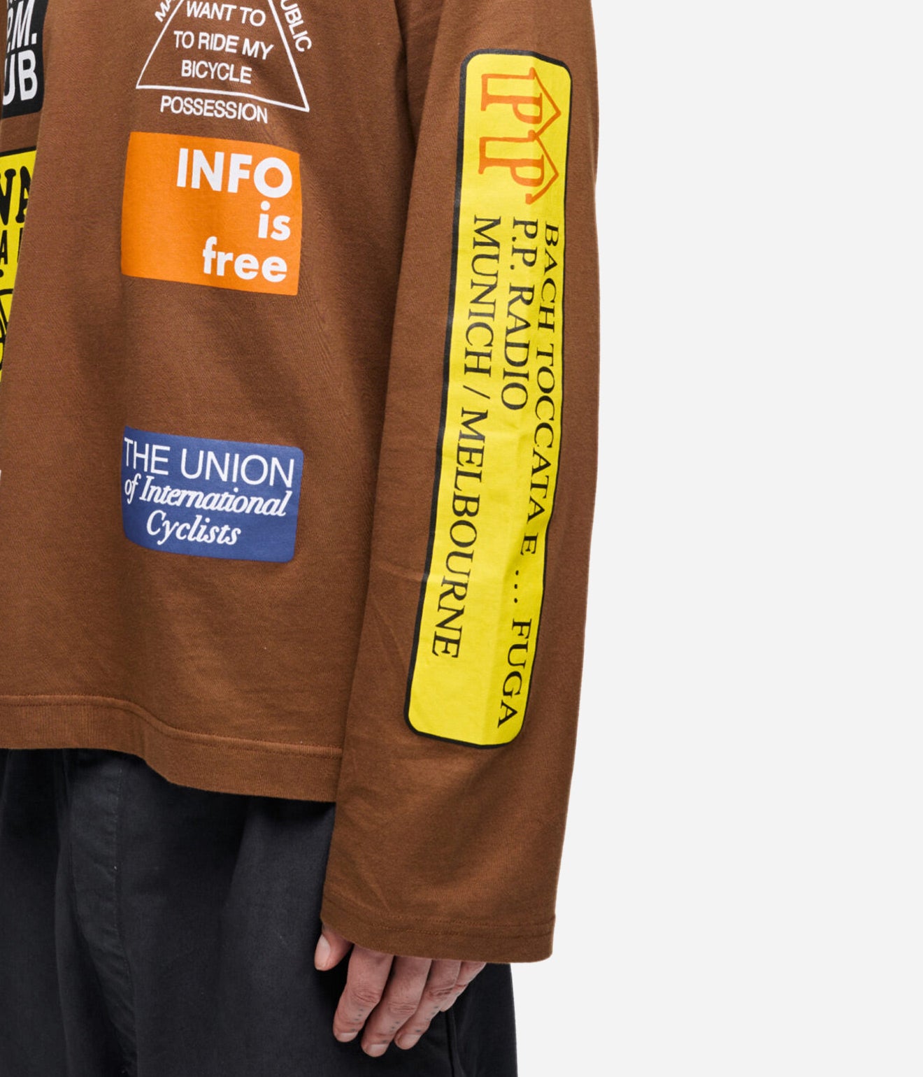 Public Possession & MAAP "Trail" Longsleeve Brown