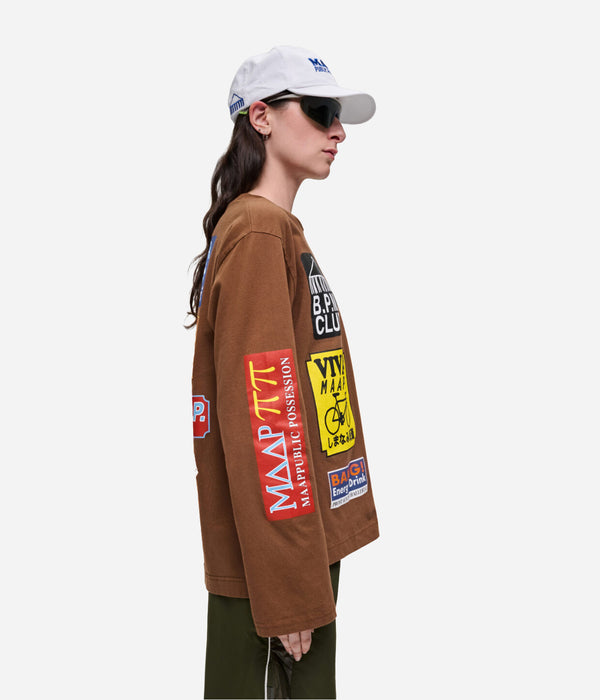 Public Possession & MAAP "Trail" Longsleeve Brown