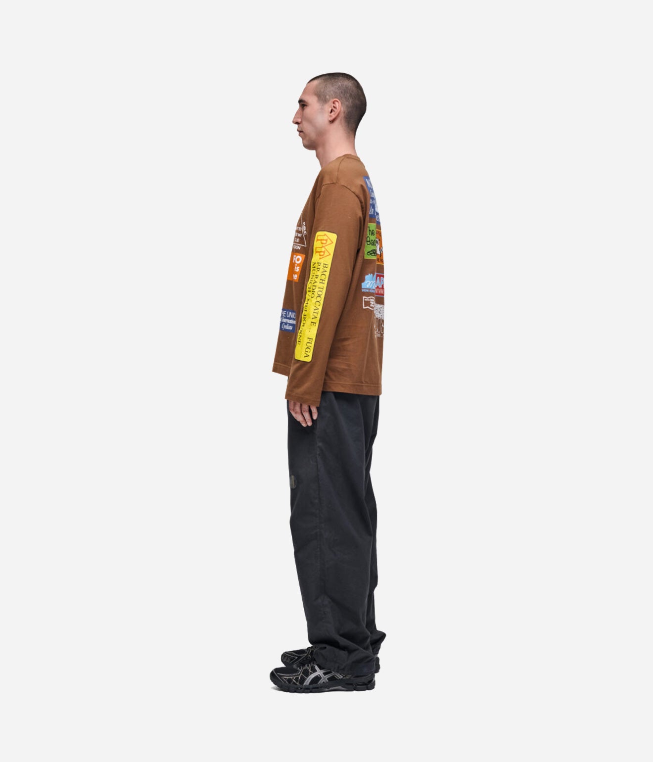 Public Possession & MAAP "Trail" Longsleeve Brown