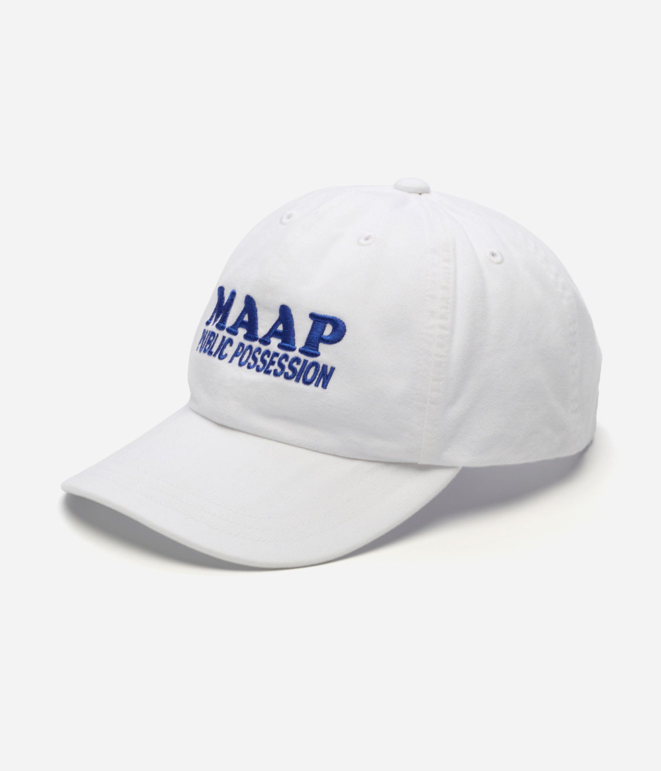 Public Possession & MAAP "Logo" Cap White