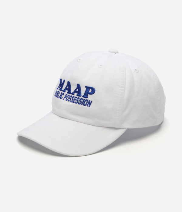 Public Possession & MAAP "Logo" Cap White