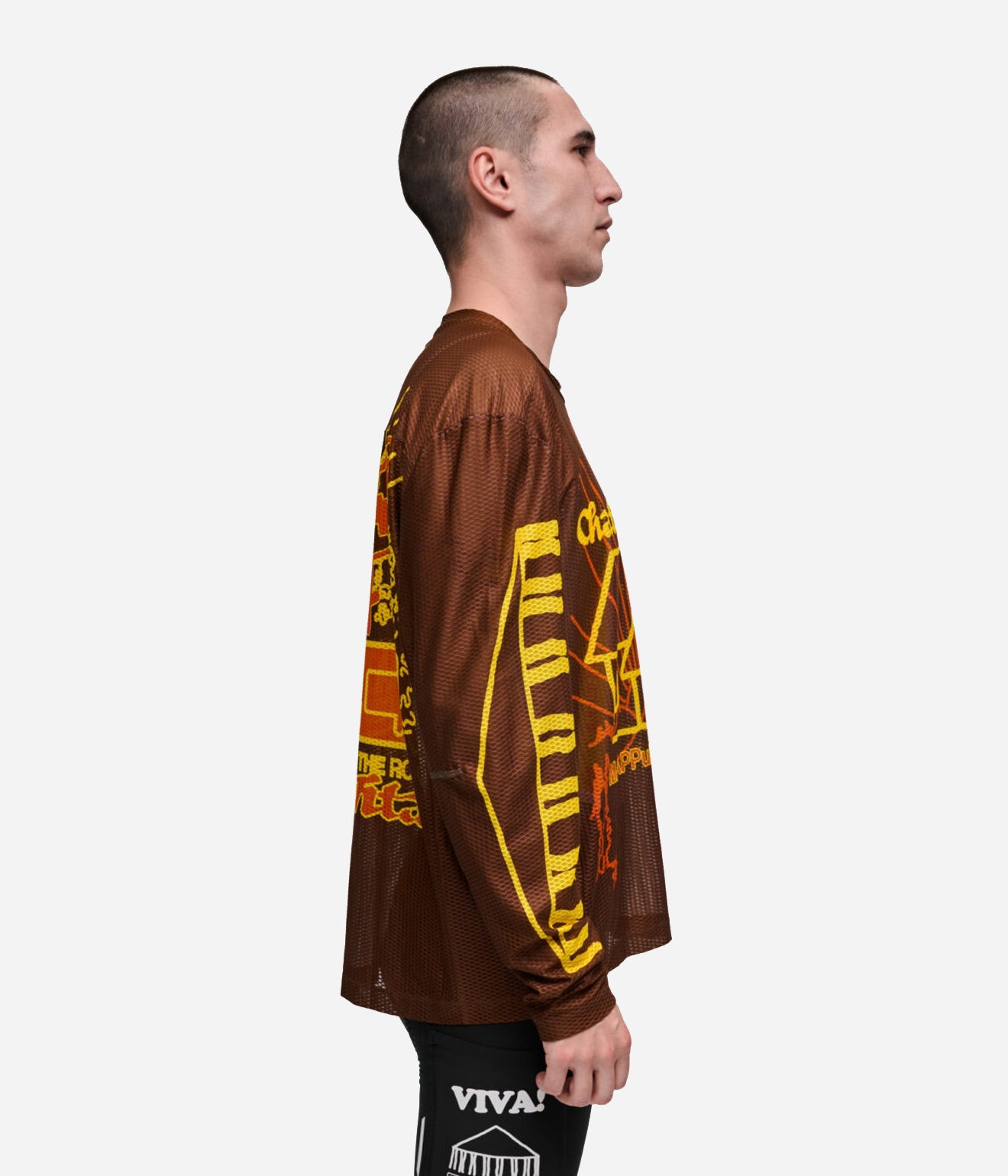 Public Possession & MAAP "MESH" LS Tee Brown