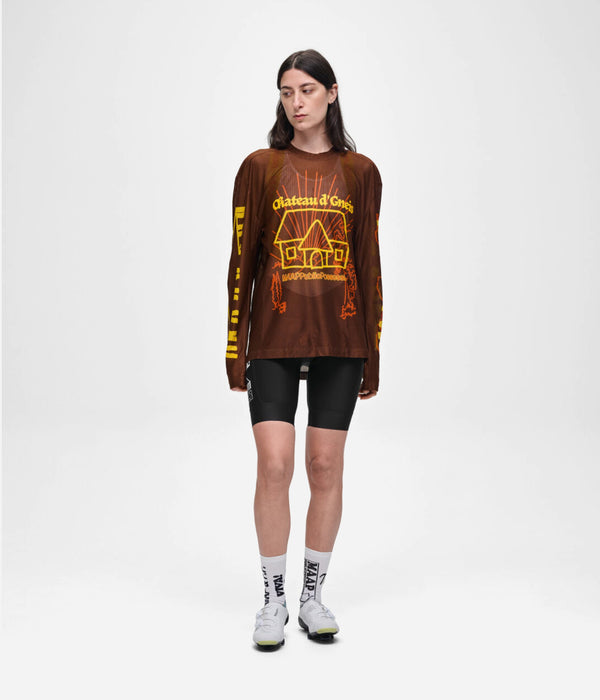 Public Possession & MAAP "MESH" LS Tee Brown