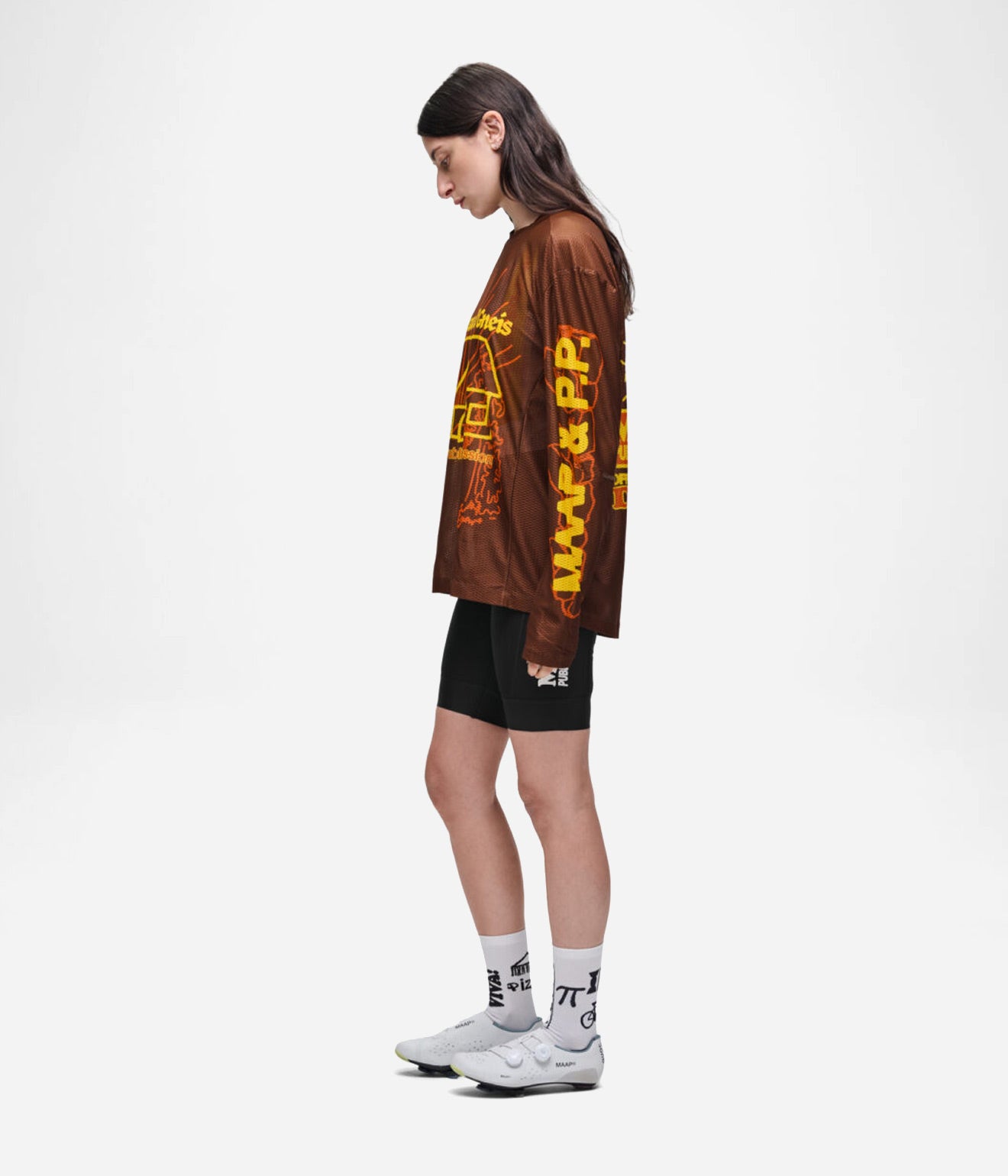 Public Possession & MAAP "MESH" LS Tee Brown