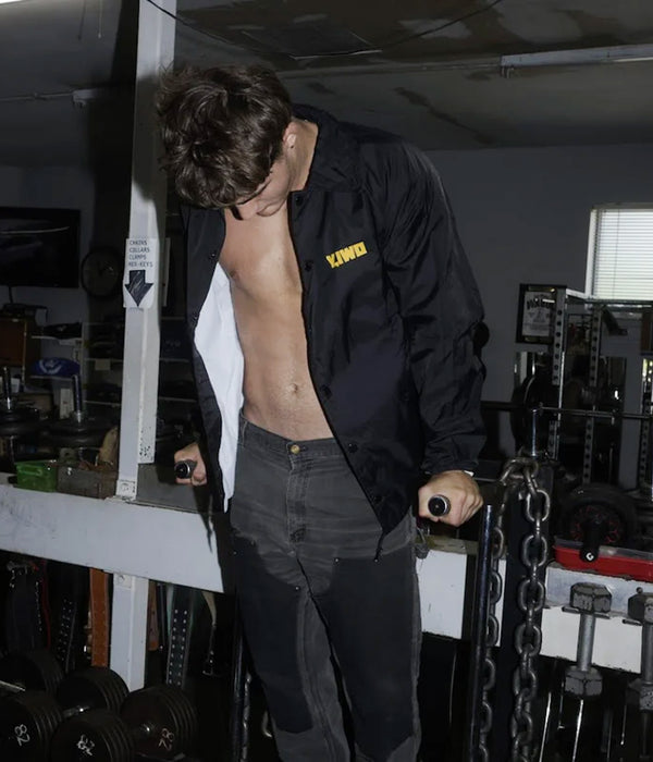 Y,IWO "Big Boy Club Coaches Jacket" Black/Gold