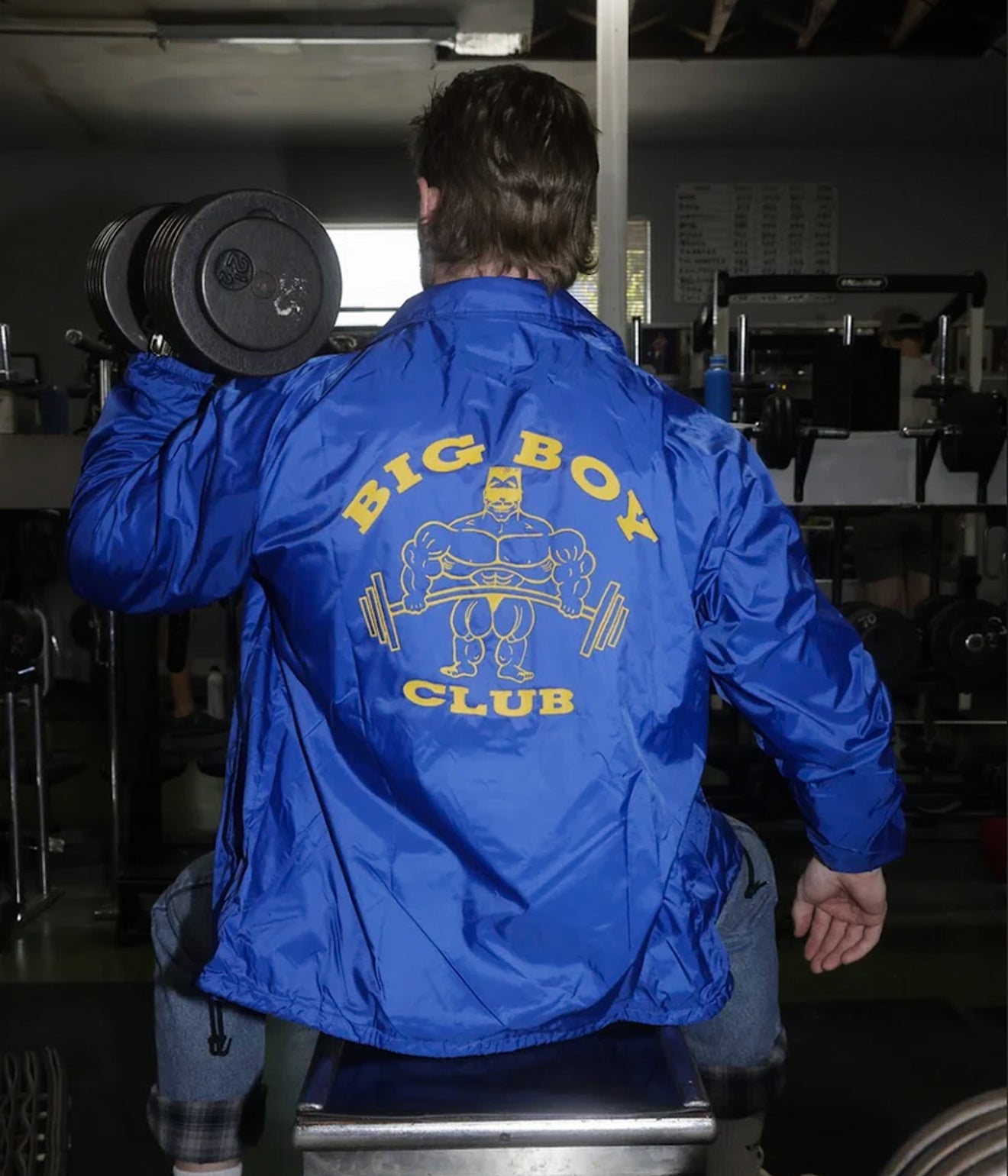 Y,IWO "Big Boy Club Coaches Jacket" Blue/Gold