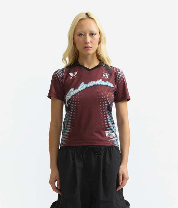 P.A.M. WOMEN "STIPPLE SOMA JERSEY" BRICK RED