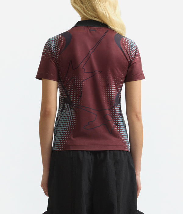 P.A.M. WOMEN "STIPPLE SOMA JERSEY" BRICK RED