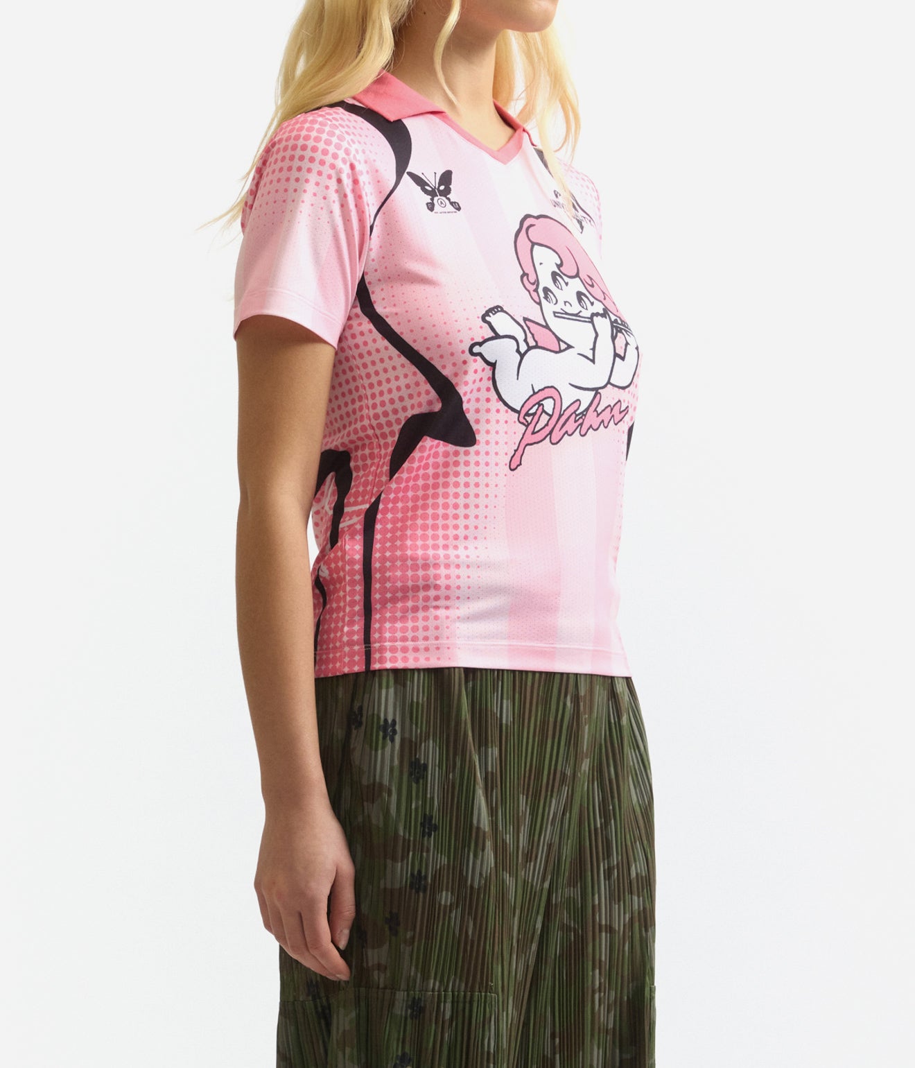 P.A.M. WOMEN "FLUTES OF PAN SOMA JERSEY" PINK ICING