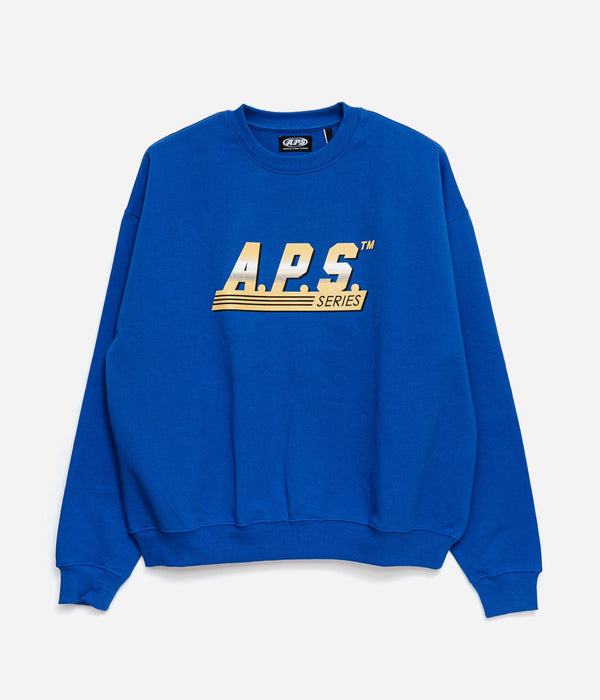 Arnold Park Studios "APS SERIES CREWNECK" COBALT BLUE - WEAREALLANIMALS