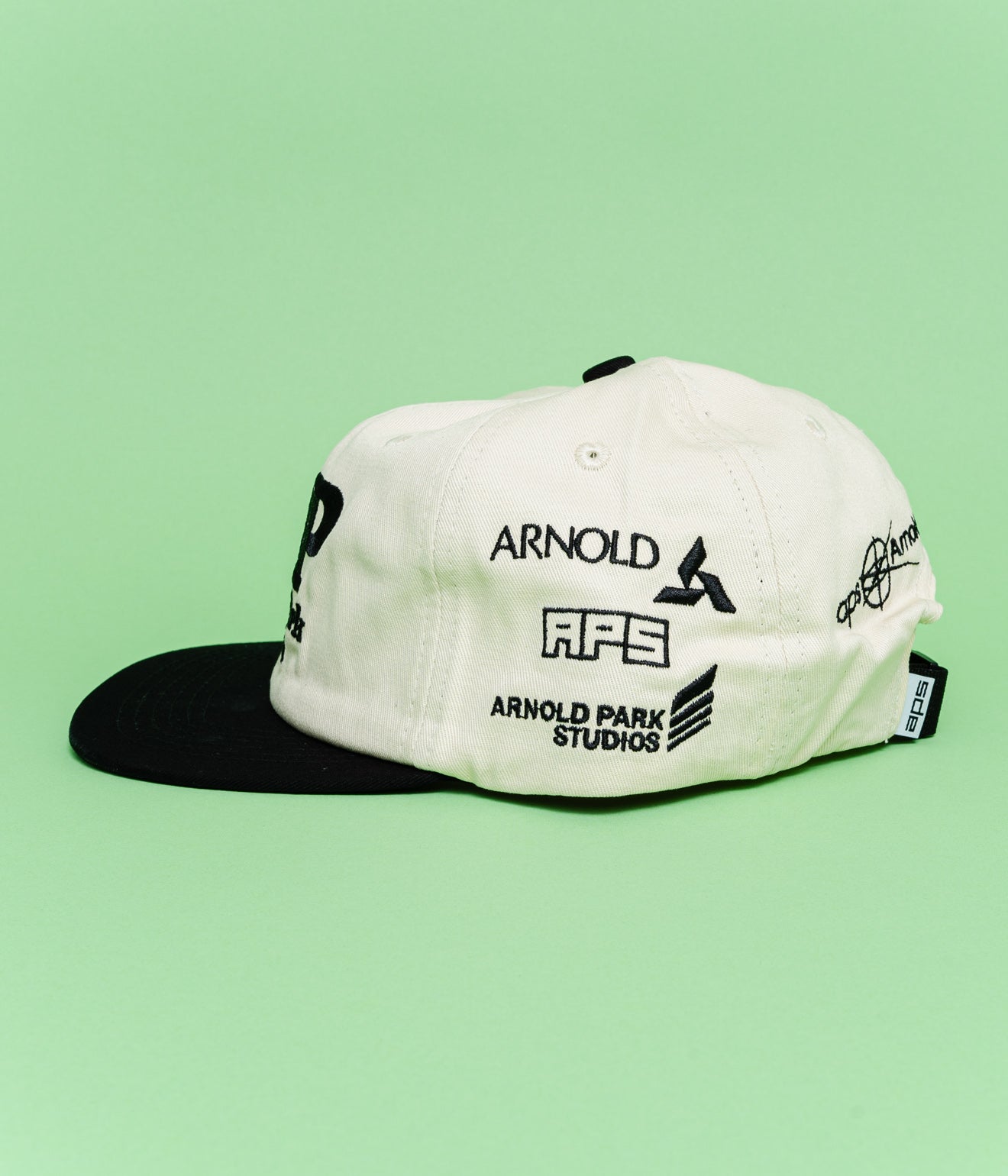 Arnold Park Studios "SCIENCE MULTI LOGO CAP" LIGHT TAN - WEAREALLANIMALS