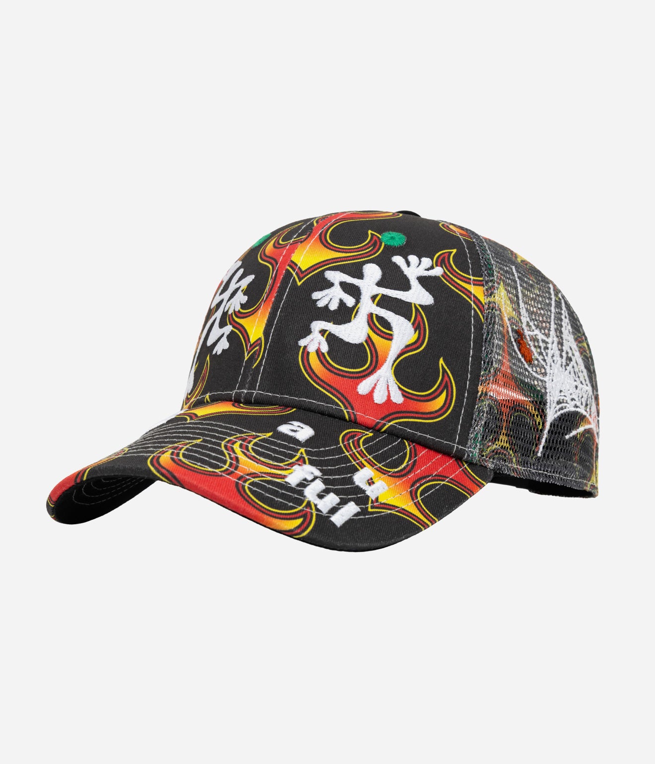 b.Eautiful "Biyu Hat" Red Flame / Black