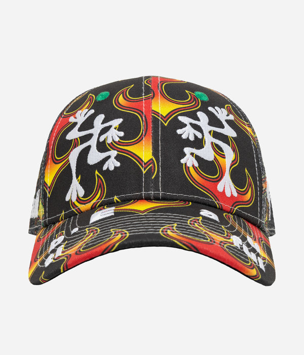 b.Eautiful "Biyu Hat" Red Flame / Black