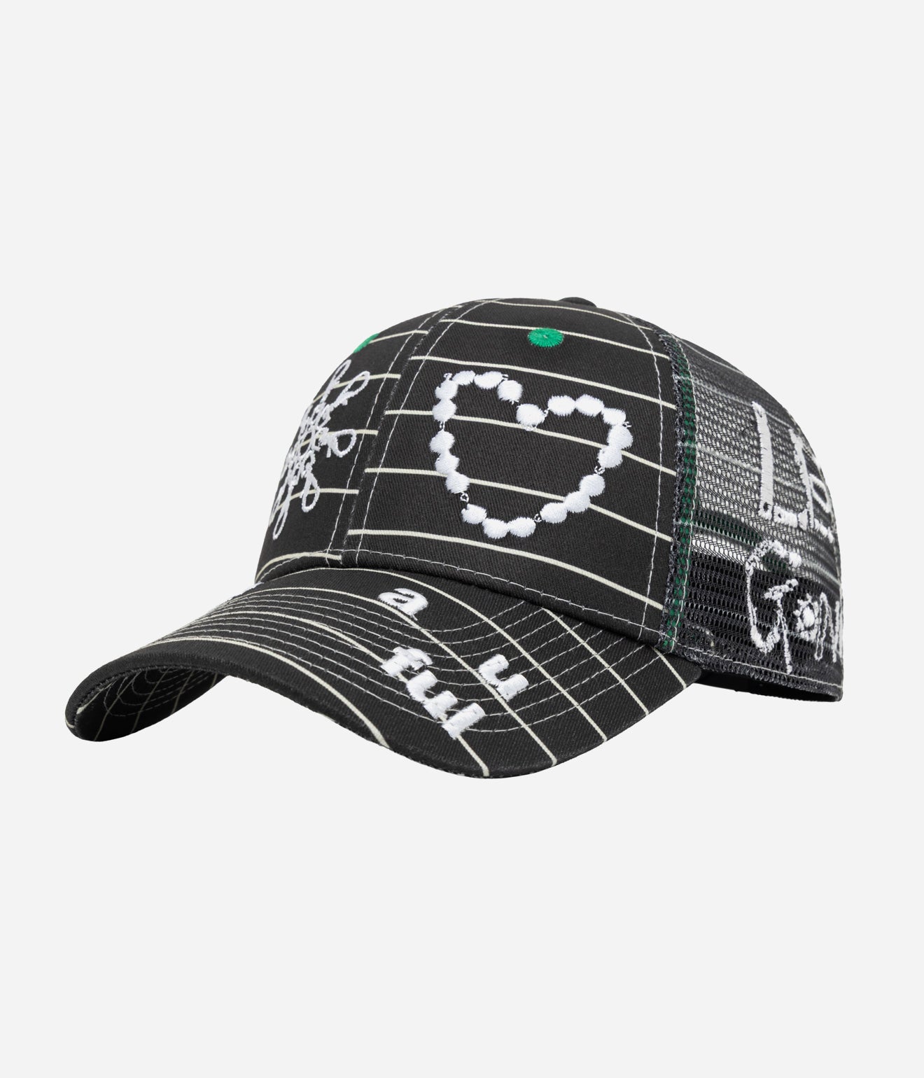 b.Eautiful x LEO GON’DO "Biyu Hat" Black Stripe / White