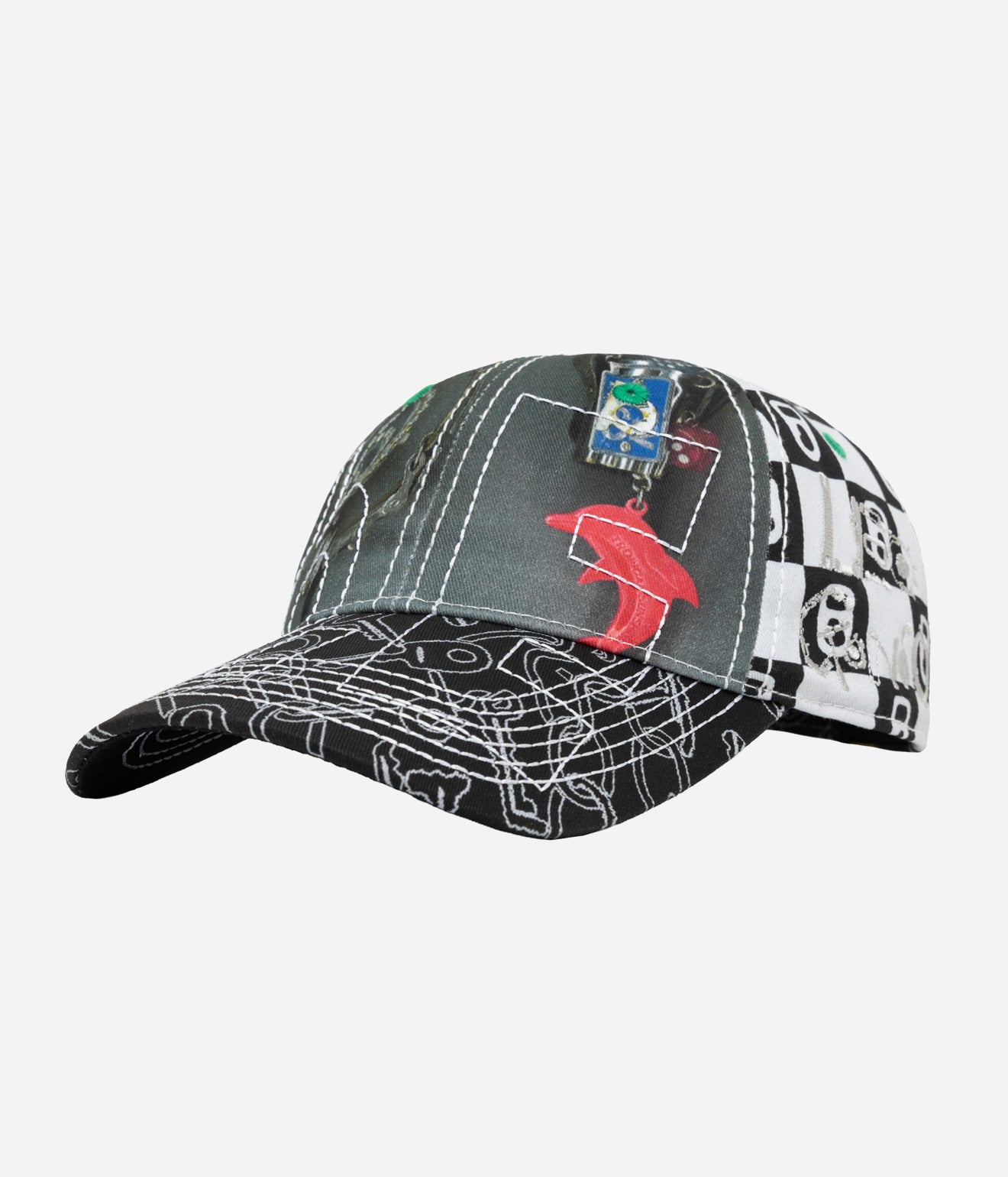 b.Eautiful x LEO GON’DO "Vapor Low Profile Hat" Mix Chain / Silver