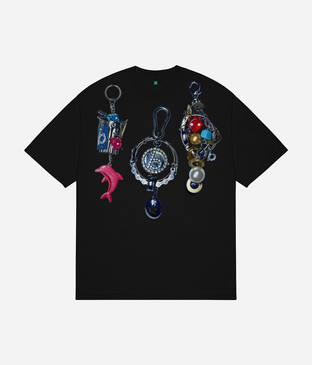 b.Eautiful x LEO GON’DO "3 Chains T-Shirt" Black