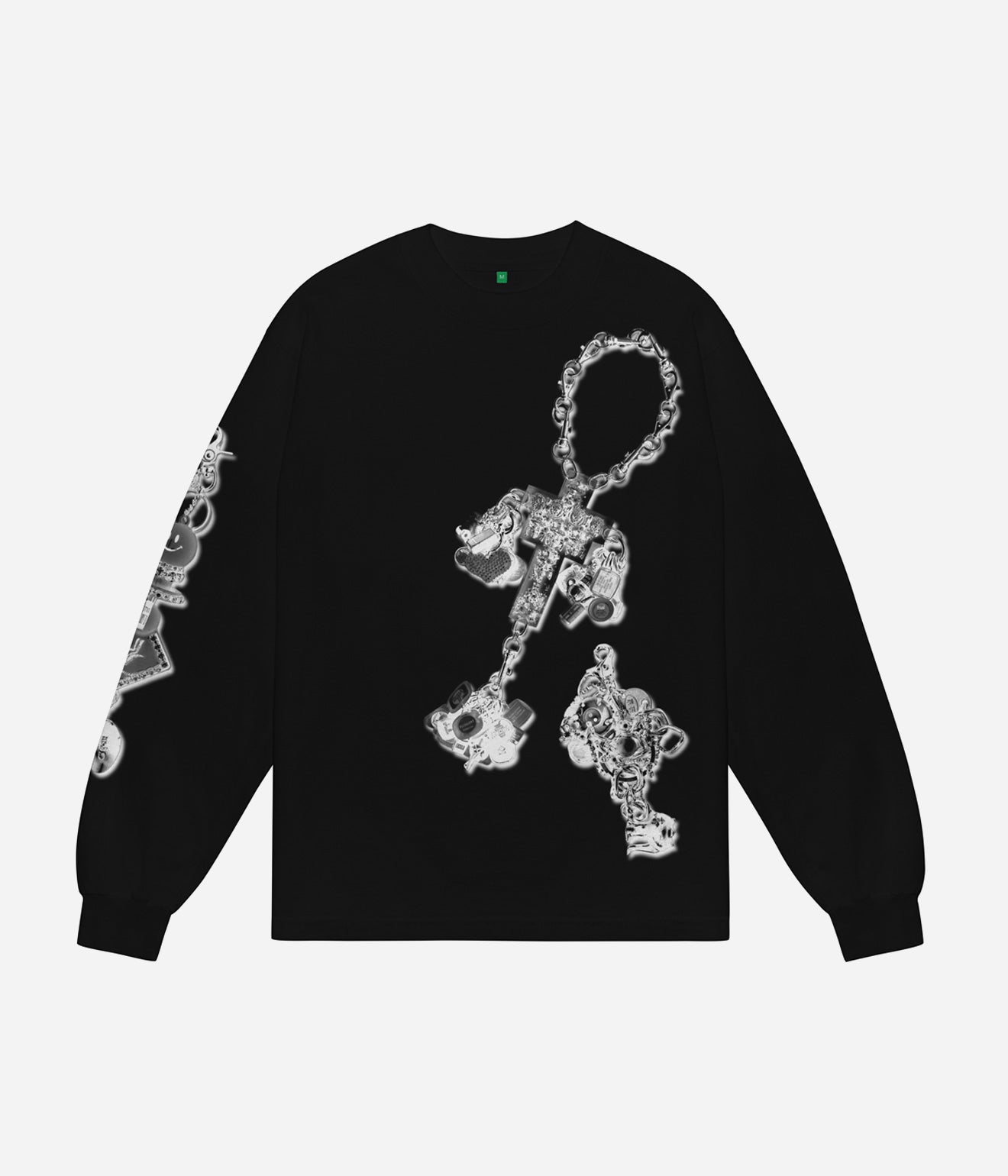 b.Eautiful x LEO GON’DO "Chains LS Shirt" Black