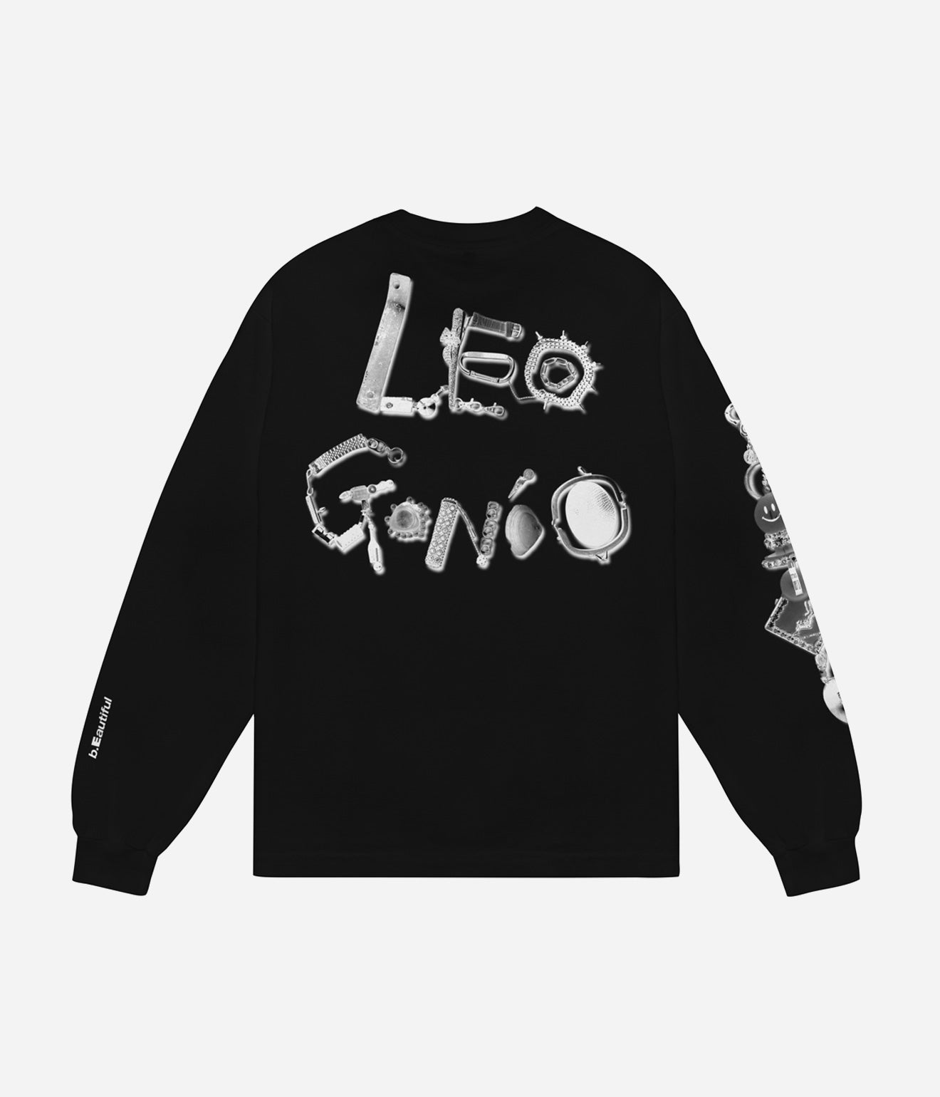 b.Eautiful x LEO GON’DO "Chains LS Shirt" Black