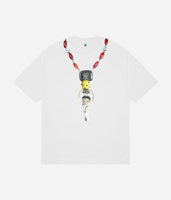 b.Eautiful x LEO GON’DO "Smile T-Shirt" White