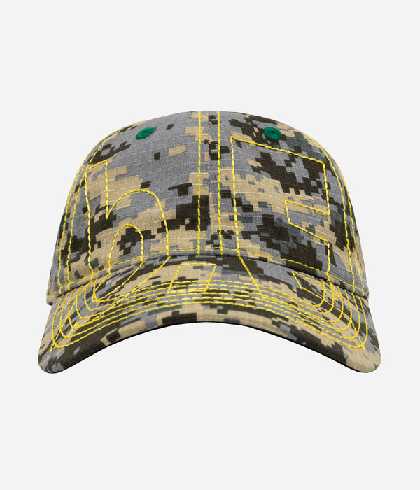 b.Eautiful "Vapor Low Profile Hat" Mojave Digicamo / Yellow
